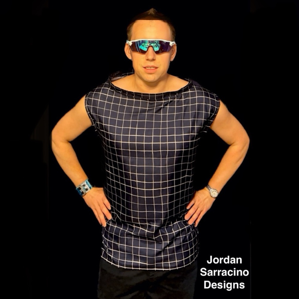Jordan Sarracino Designs Blue&White Vest